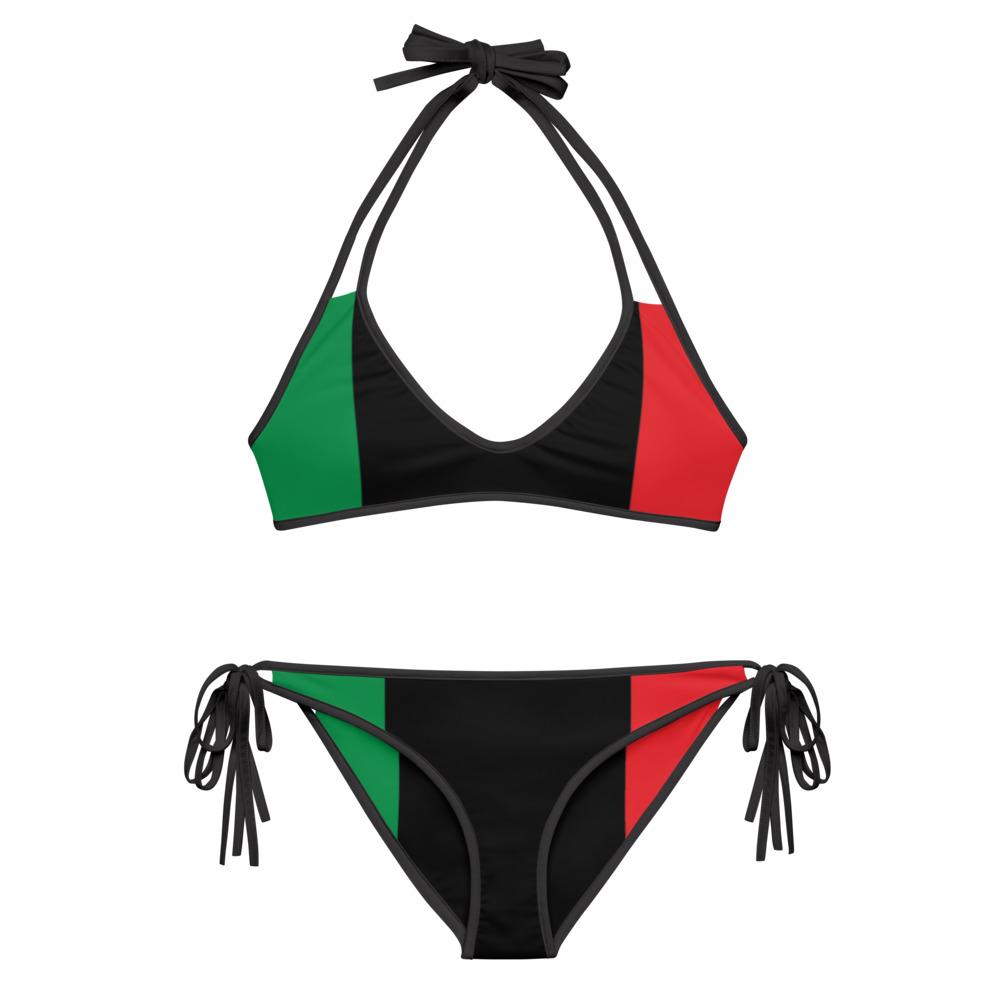 Pan African RBG Flag Bikini