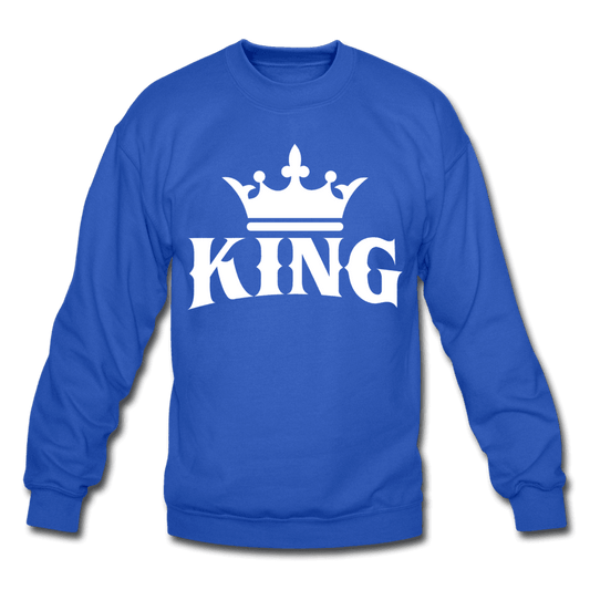 King w/ Crown Crewneck Sweatshirt (Style 2) - Chocolate Ancestor