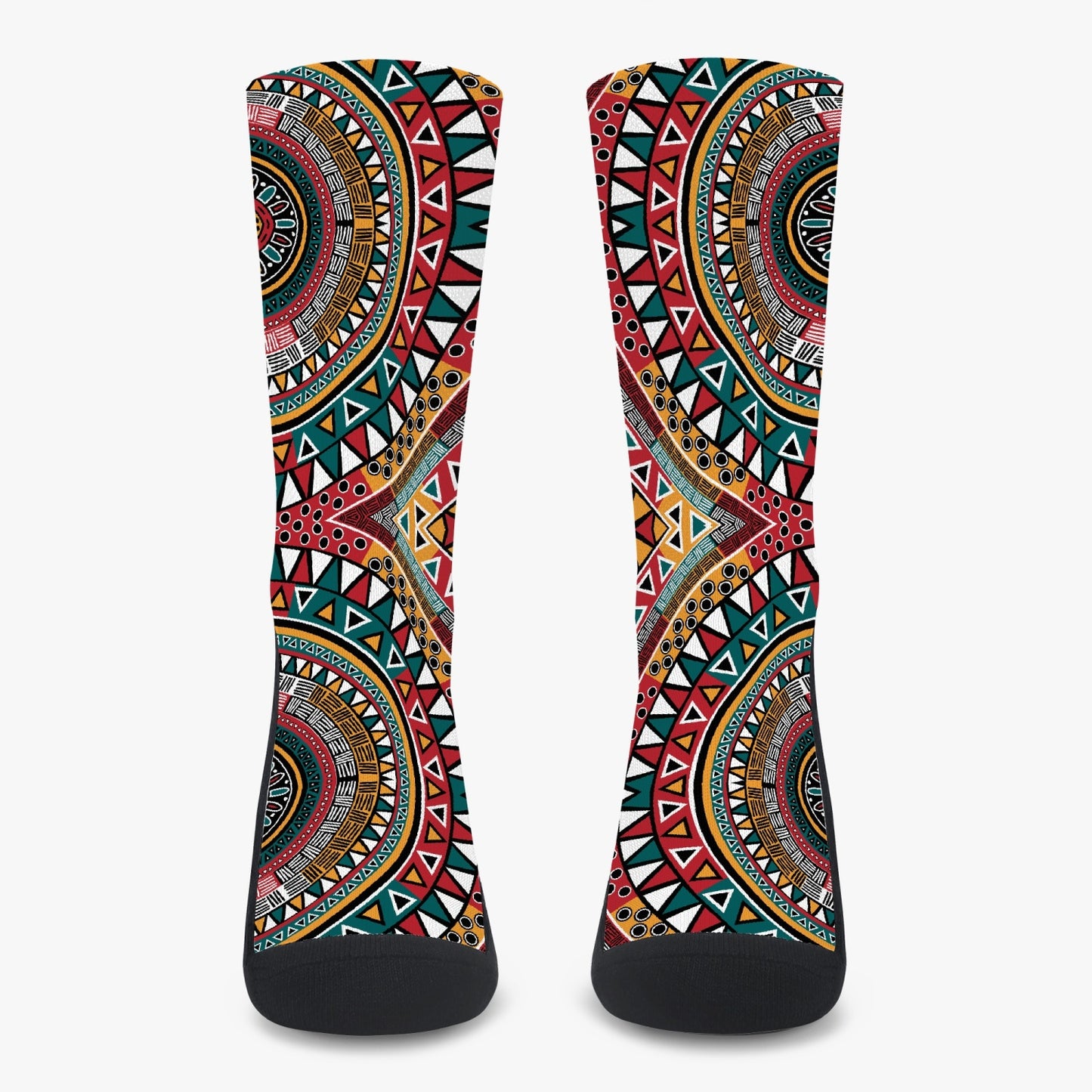 Tribal Kaleidoscope Unisex Reinforced Sports Socks