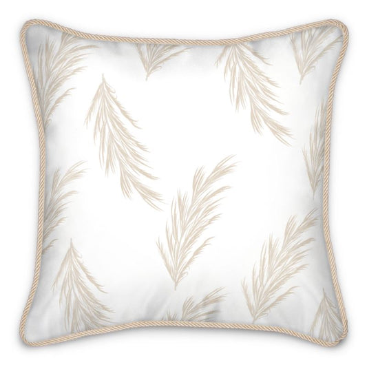 Delicate Pampas Bespoke Silk Cushions