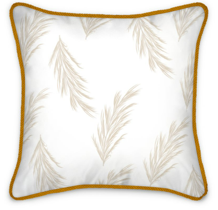 Delicate Pampas Bespoke Silk Cushions