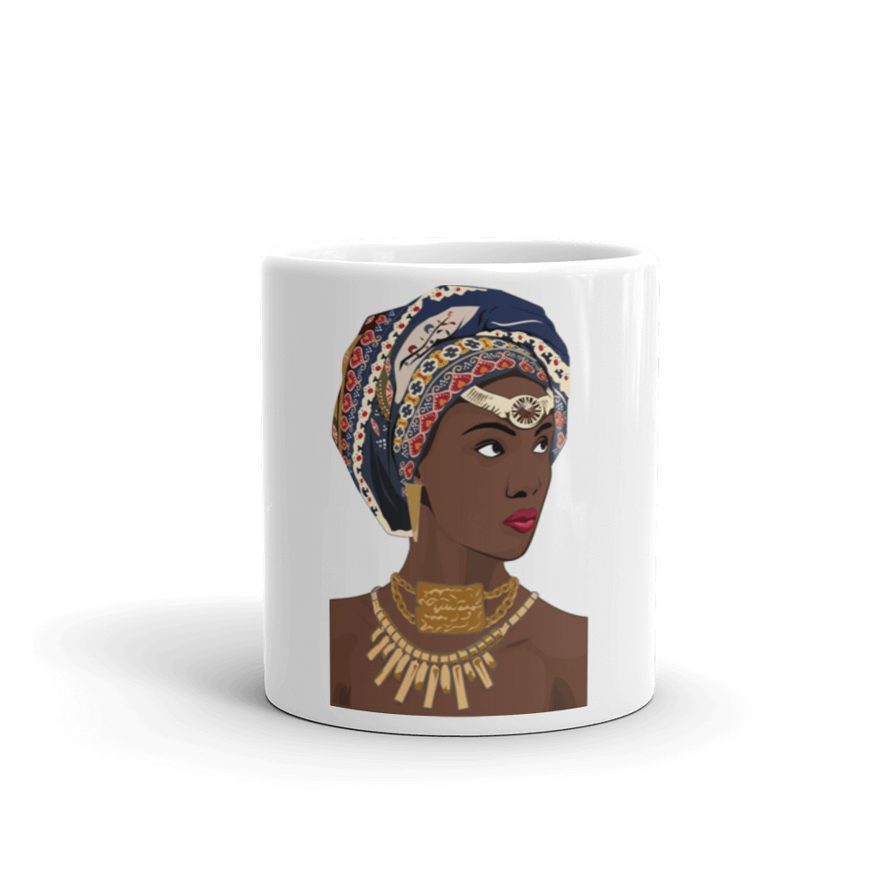 African Headwrap Diva Mug - Chocolate Ancestor
