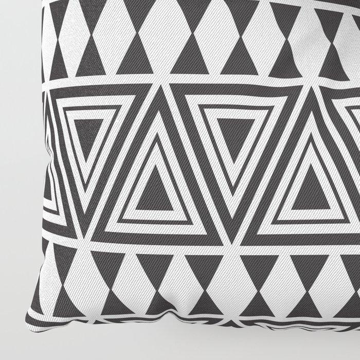 Afrocentric Geo Bespoke Floor Pillows - Chocolate Ancestor