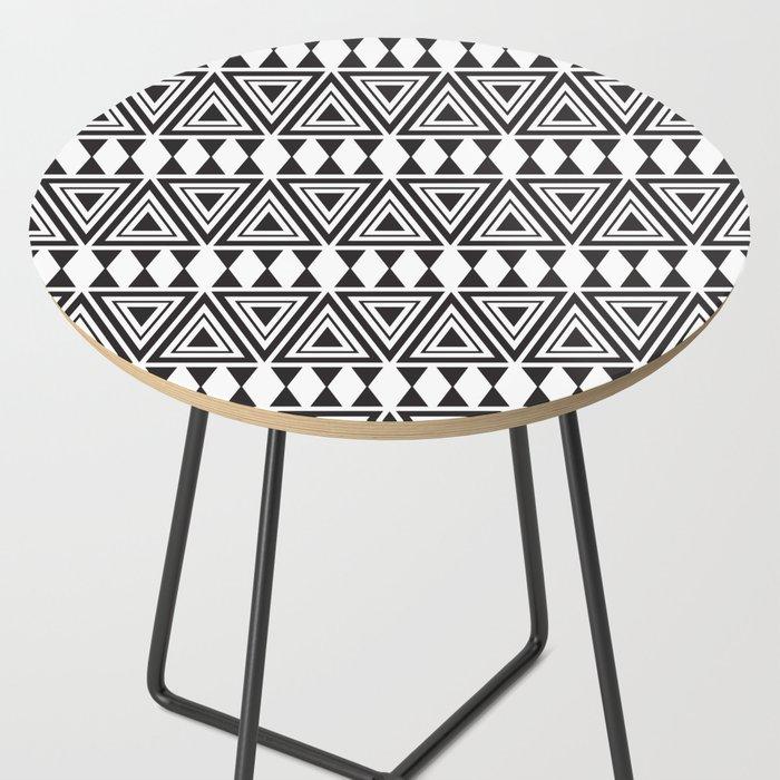 Afrocentric Geo Bespoke Side Tables - Chocolate Ancestor