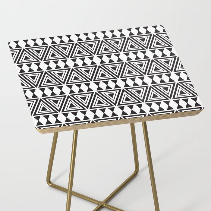 Afrocentric Geo Bespoke Side Tables - Chocolate Ancestor