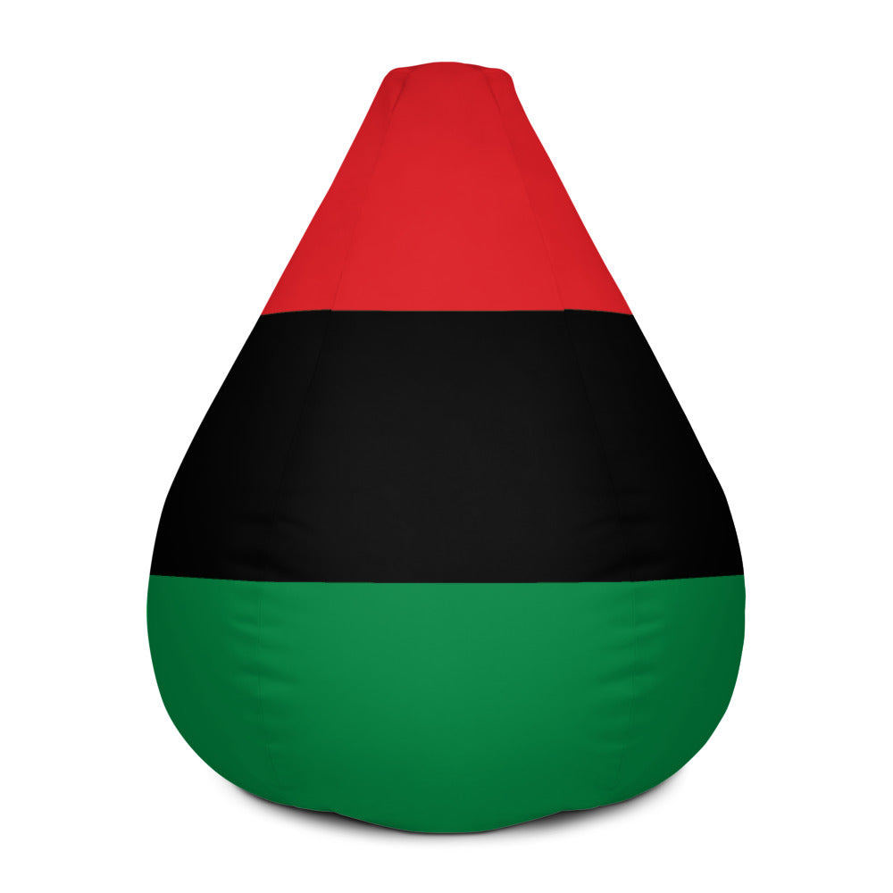 Pan African RBG Flag Bean Bag Chair Cover