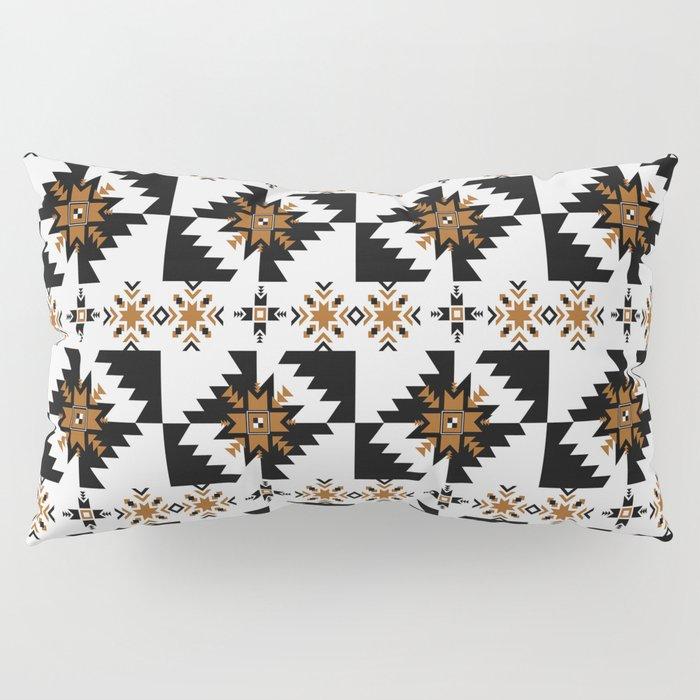 Aztec Golden Tribal Bespoke Pillow Shams - Chocolate Ancestor