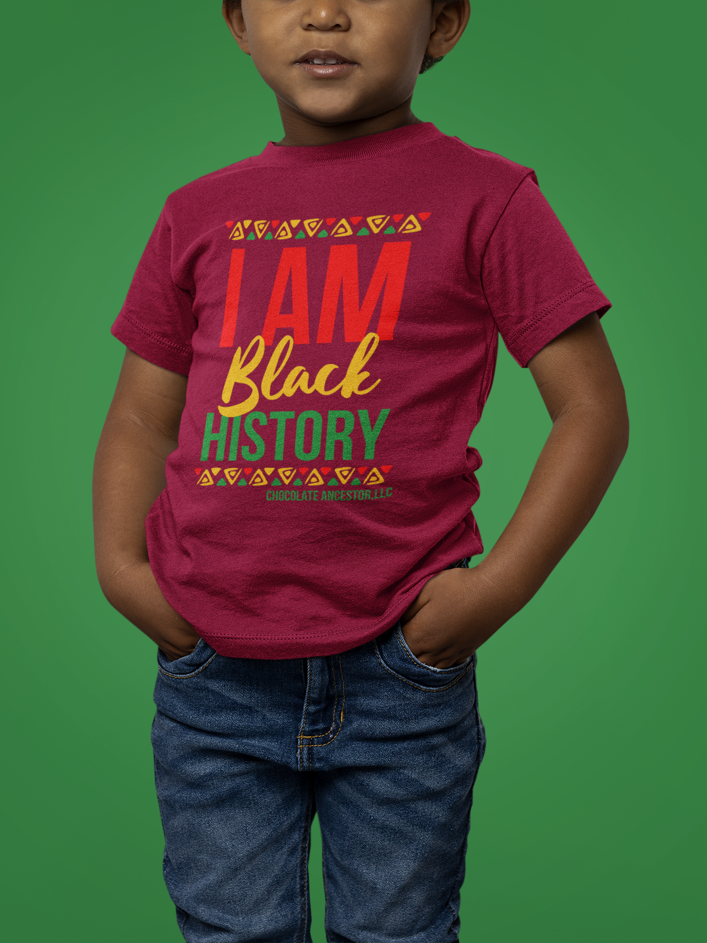 I Am Black History Kids' T-Shirt (Style 2)