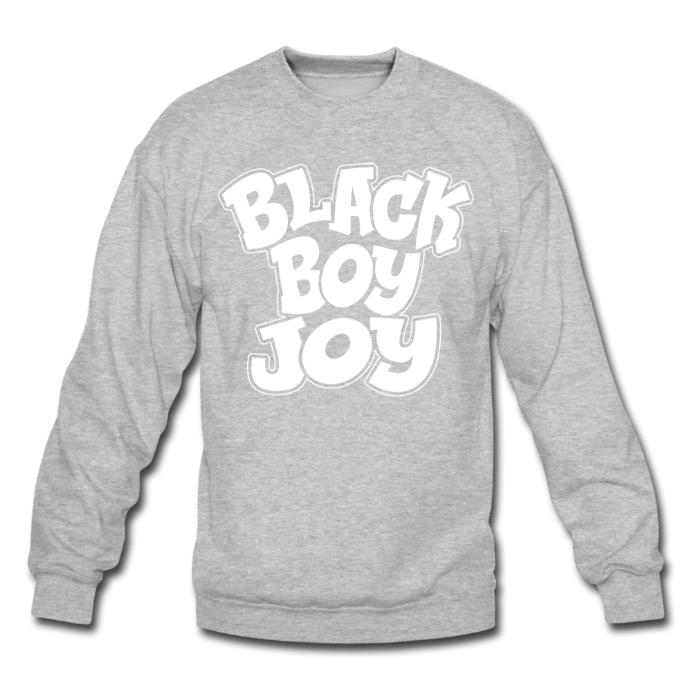 Black Boy Joy Men's Crewneck Sweatshirt (Style 2) - Chocolate Ancestor