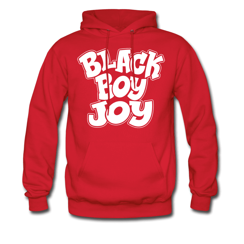 Black Boy Joy Men's Hoodie (Style 2) - Chocolate Ancestor