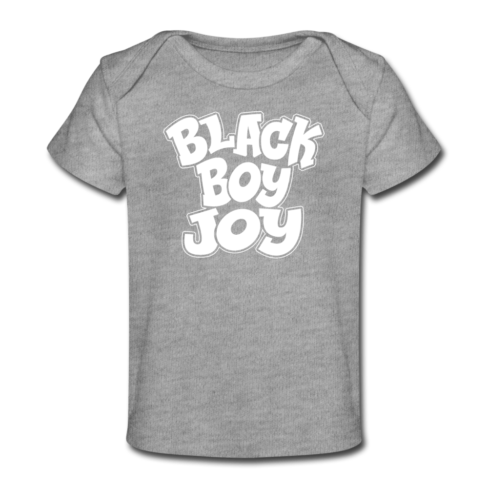 Black Boy Joy Organic Baby T-Shirt - Chocolate Ancestor