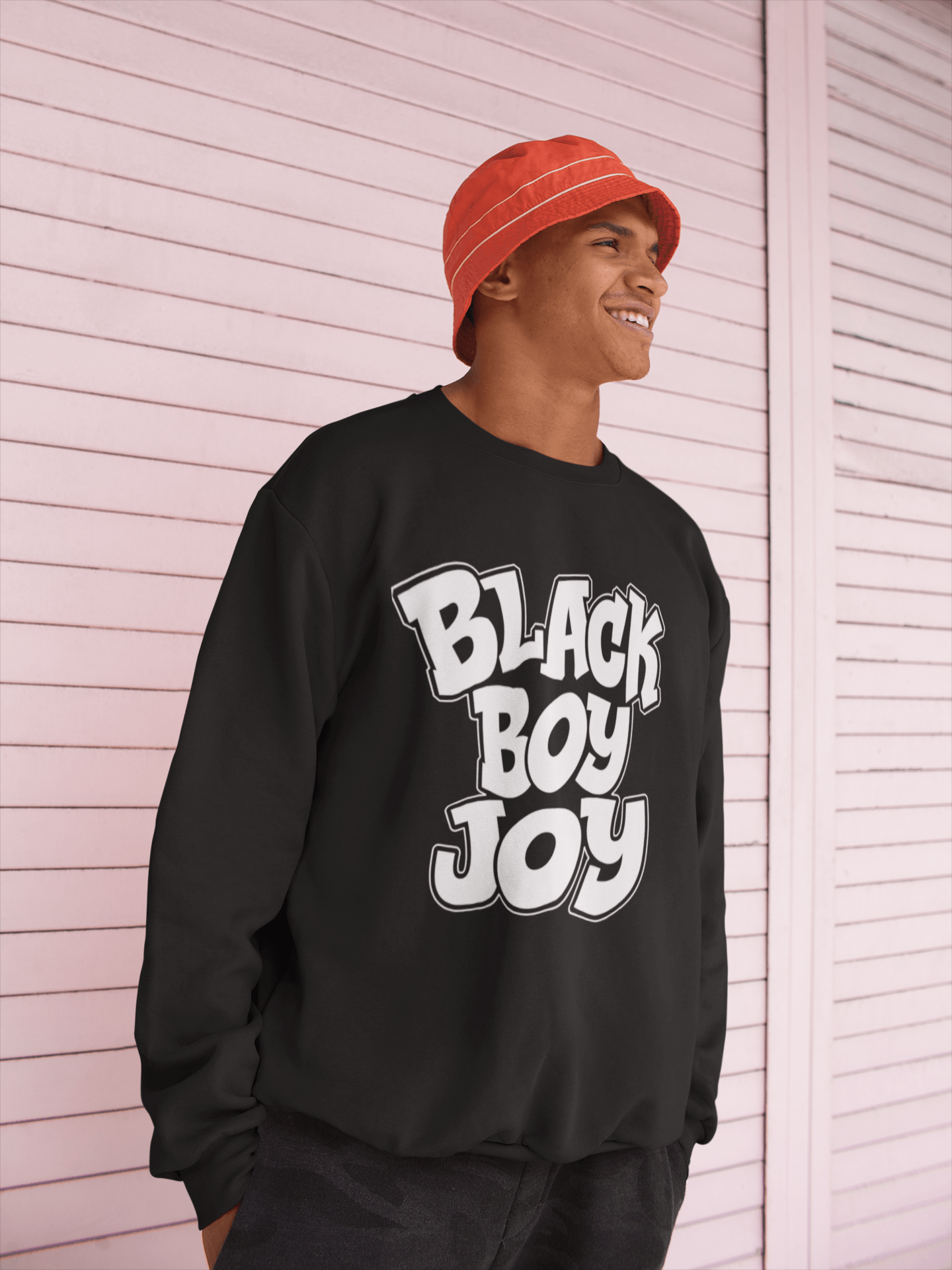 Black Boy Joy Sweatshirt - Chocolate Ancestor
