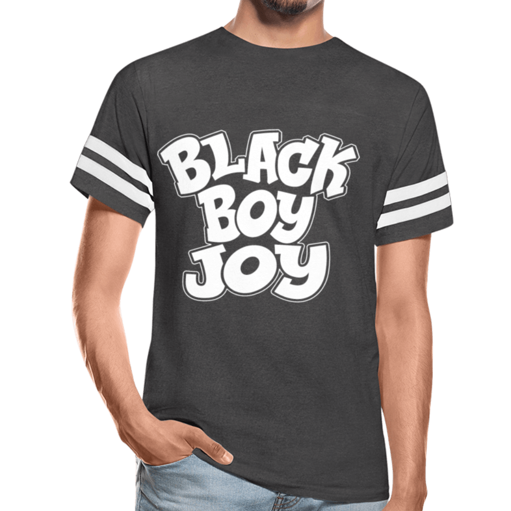 Black Boy Joy Vintage Sport T-Shirt - Chocolate Ancestor