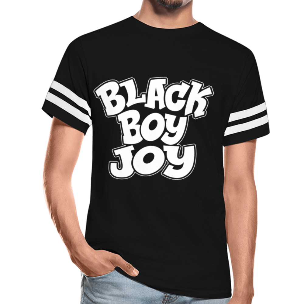 Black Boy Joy Vintage Sport T-Shirt - Chocolate Ancestor
