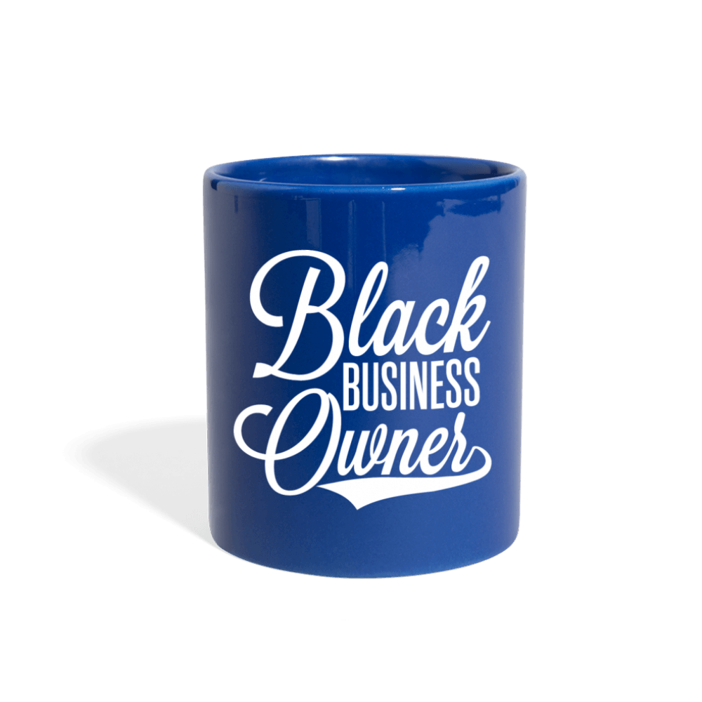 Black Business Owner Full Color Mug - Chocolate Ancestor