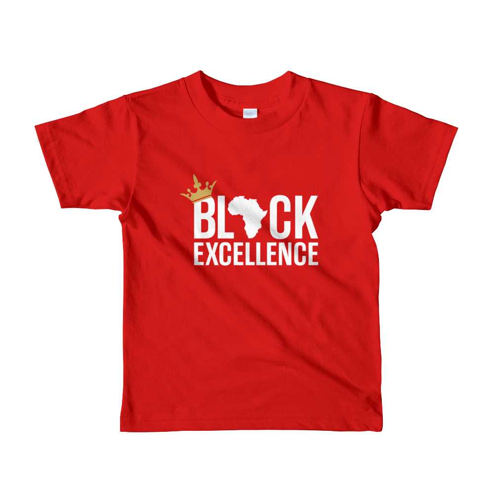 Black Excellence Short sleeve kids t-shirt - Chocolate Ancestor