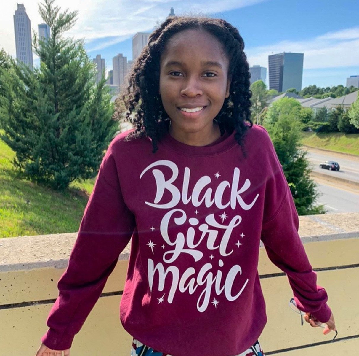 Black Girl Magic Sweatshirt - Chocolate Ancestor
