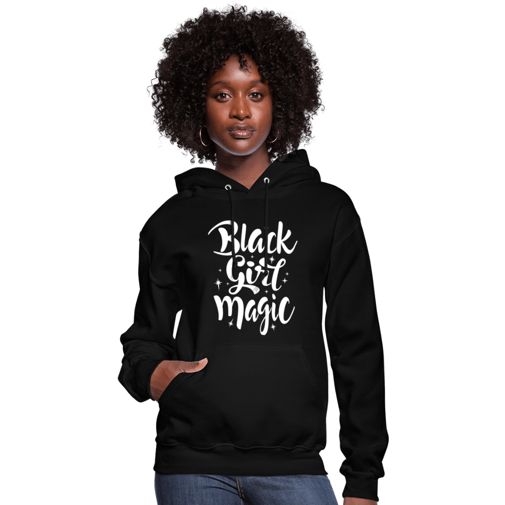 Black Girl Magic Women's Hoodie (Style 2) - Chocolate Ancestor