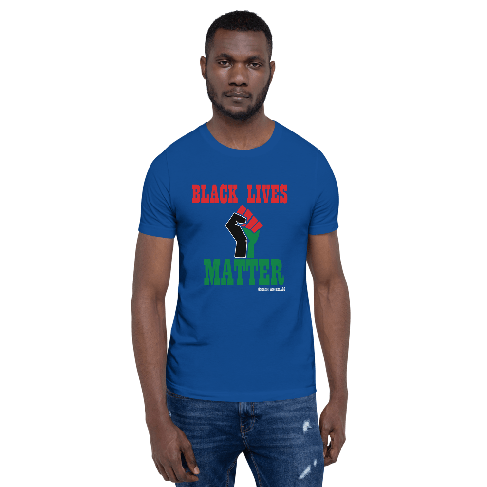 Black Lives Matter Pan African Short-Sleeve Unisex T-Shirt – Chocolate ...