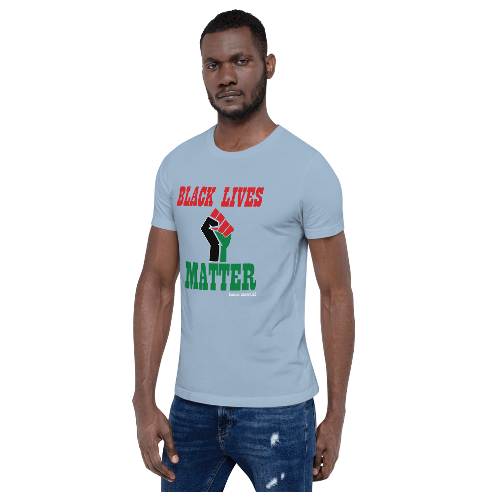 Black Lives Matter Pan African Short-Sleeve Unisex T-Shirt – Chocolate ...