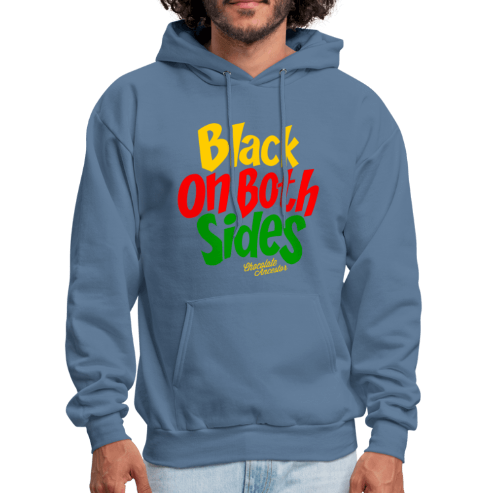 Black on Both Sides (YRG) Hoodie (Style 2) - Chocolate Ancestor