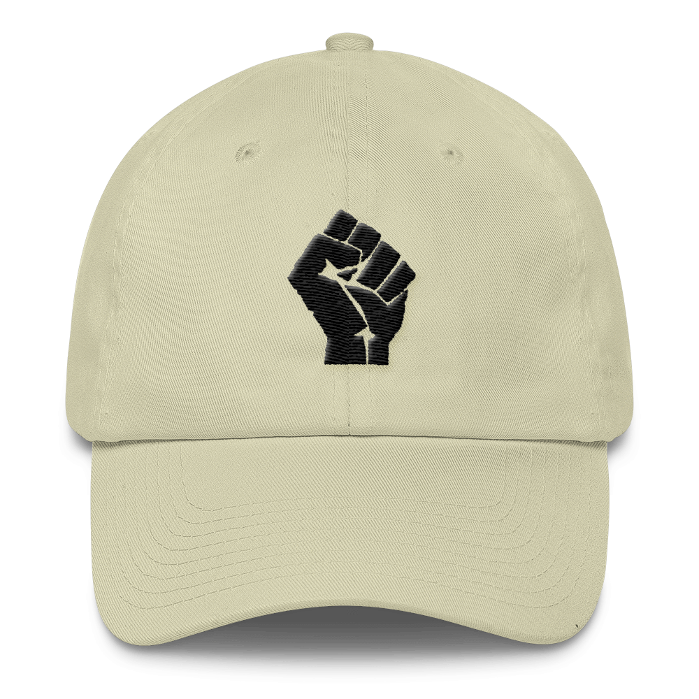 Black Power Fist Cotton Cap - Chocolate Ancestor
