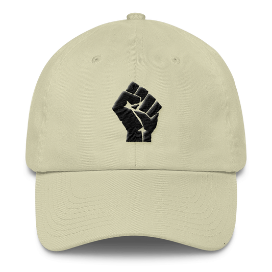 Black Power Fist Cotton Cap - Chocolate Ancestor