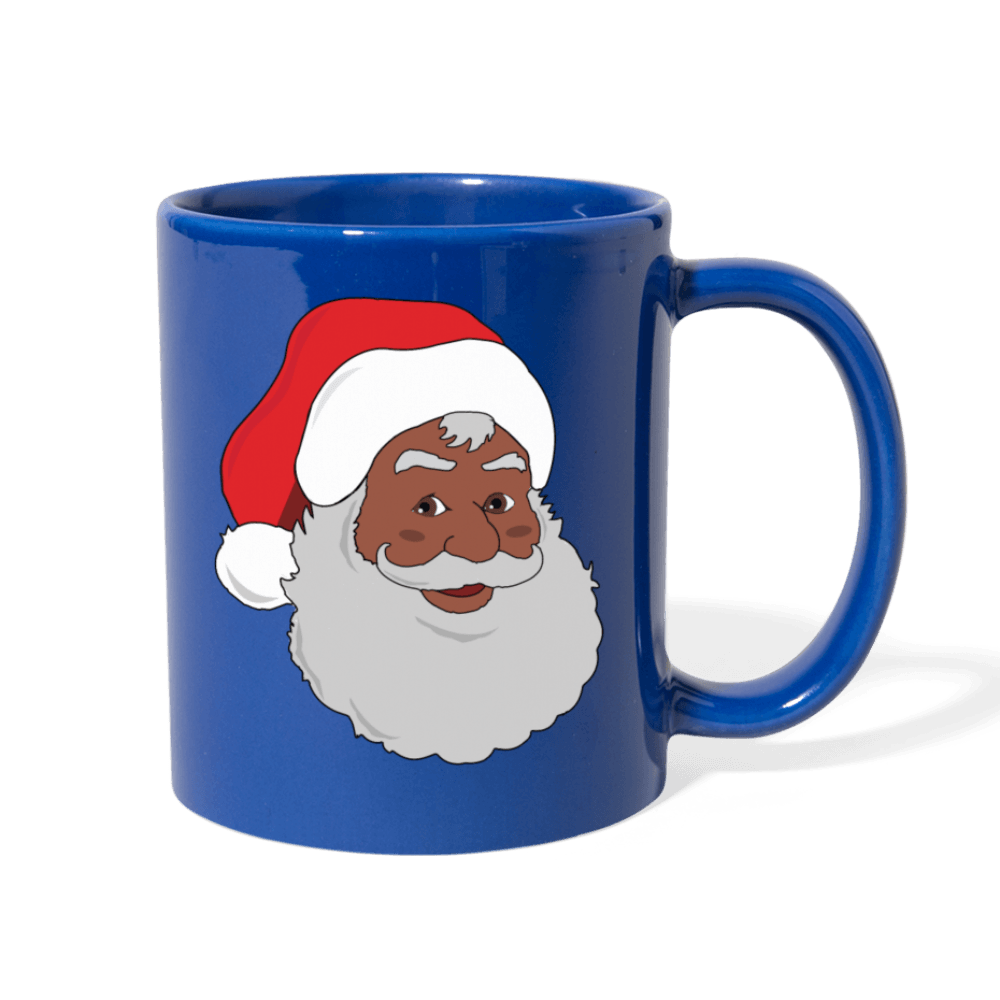 Black Santa Full Color Mug - Chocolate Ancestor