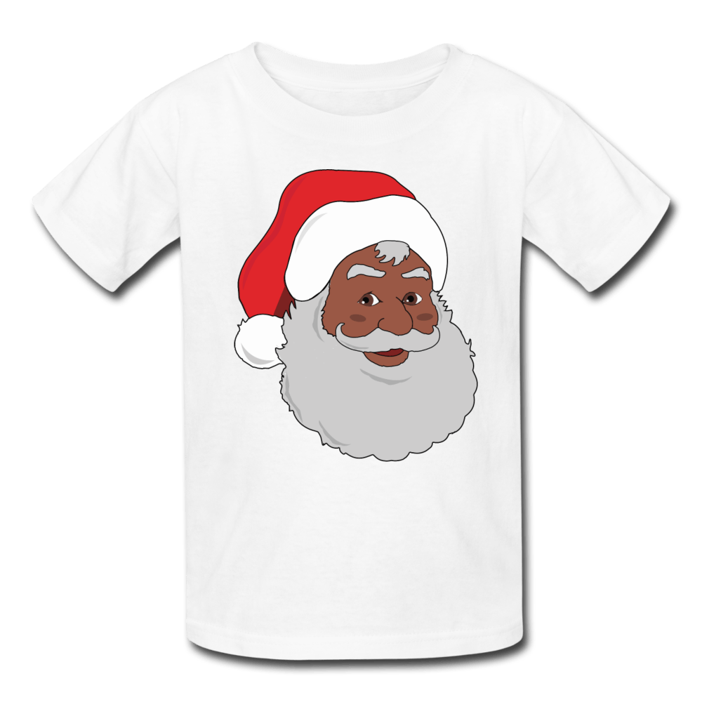 Black Santa Kids' T-Shirt - Chocolate Ancestor
