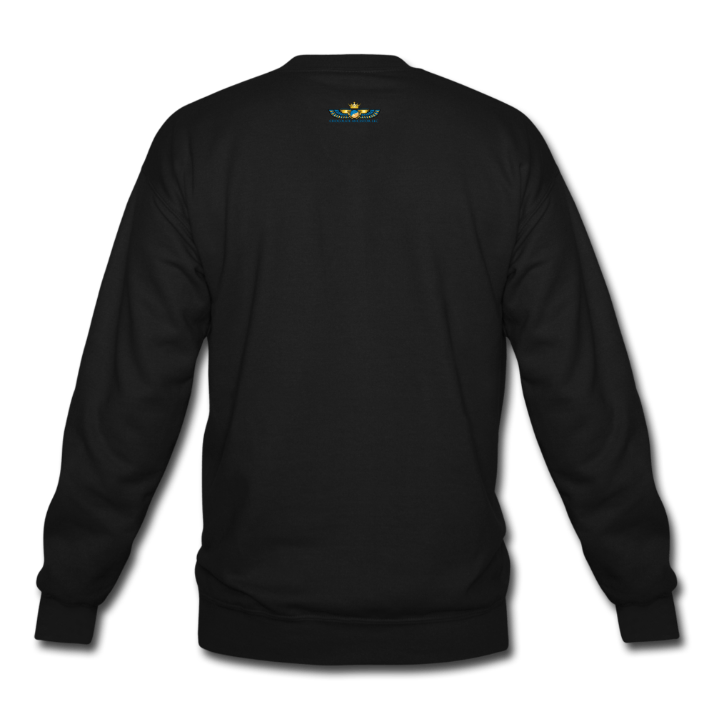 Black Santa Unisex Crewneck Sweatshirt (Style 2) - Chocolate Ancestor