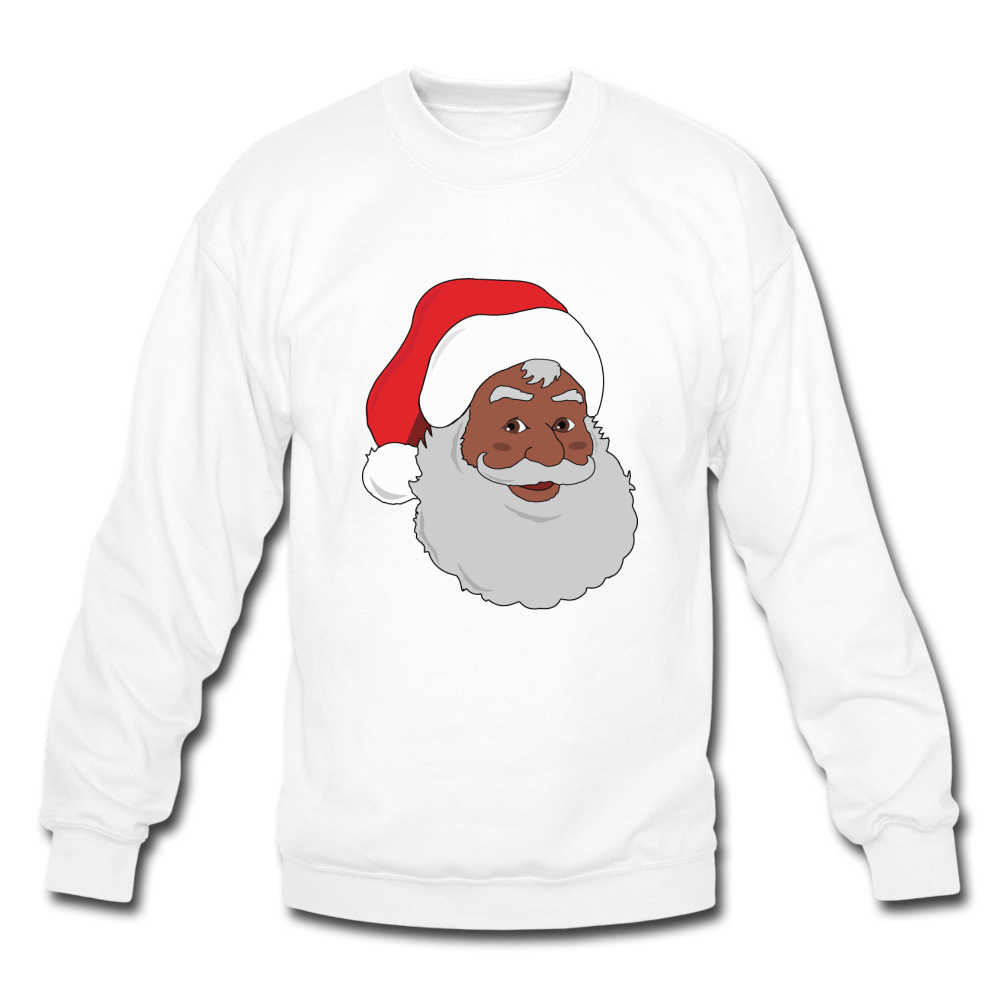 Black Santa Unisex Crewneck Sweatshirt (Style 2) - Chocolate Ancestor