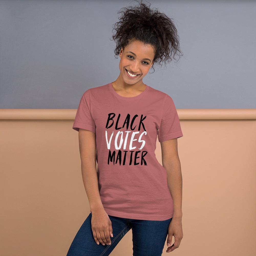 Black Votes Matter Short-Sleeve Unisex T-Shirt - Chocolate Ancestor