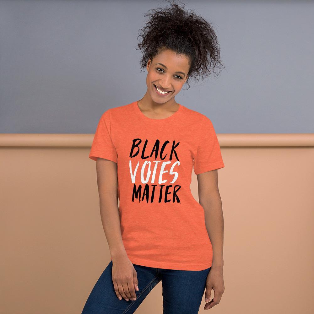 Black Votes Matter Short-Sleeve Unisex T-Shirt - Chocolate Ancestor