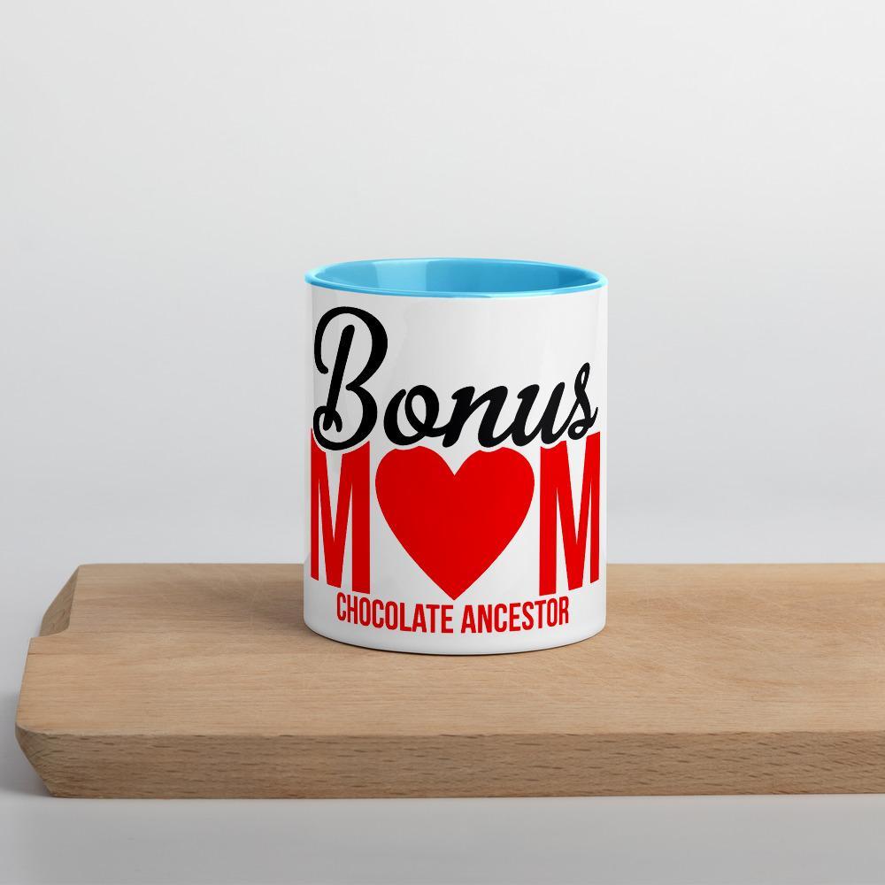 Bonus Mom Mug with Color Inside - Chocolate Ancestor