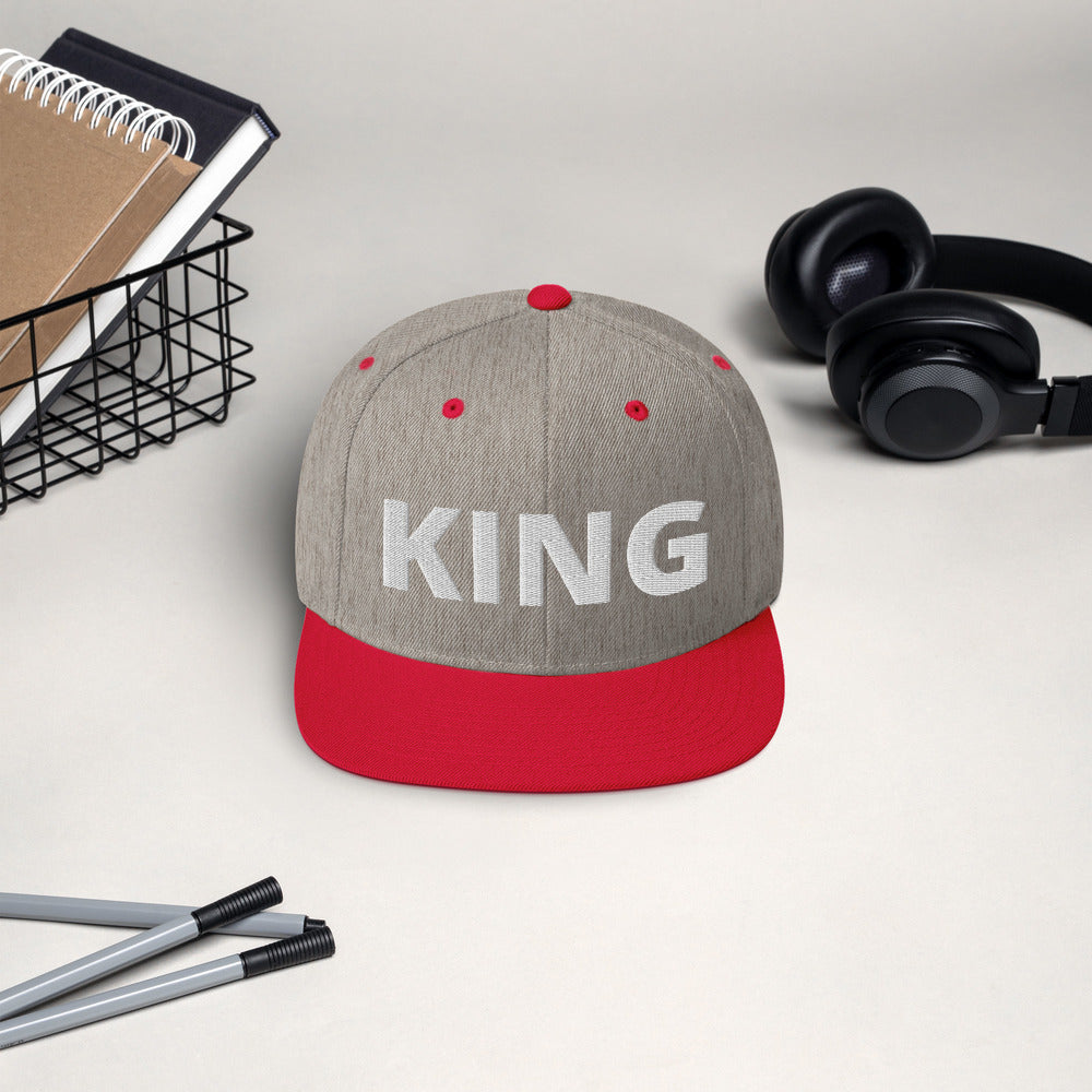 King (Bold) Snapback Hat