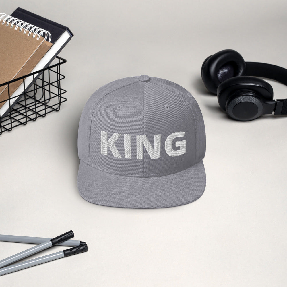 King (Bold) Snapback Hat