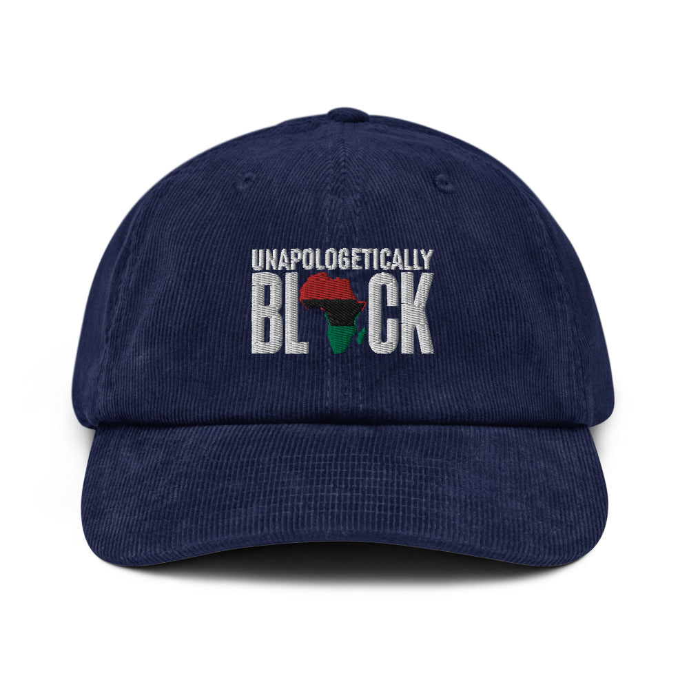 Unapologetically Black Unisex Corduroy hat