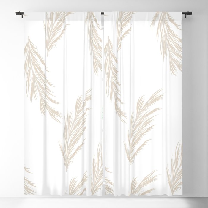Delicate Pampas Bespoke Window Curtains