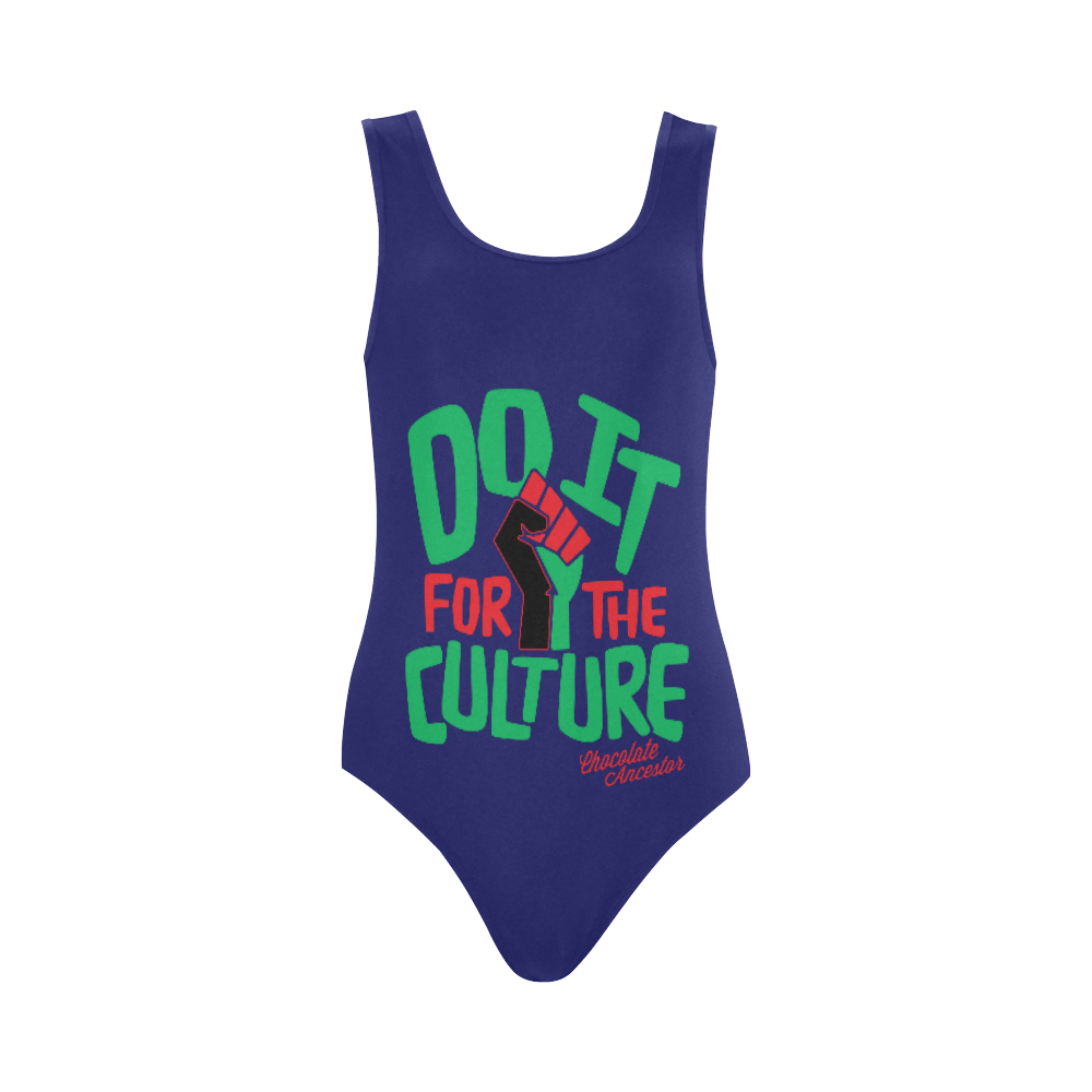 Do it for the Culture One Piece Swimsuit - Chocolate Ancestor