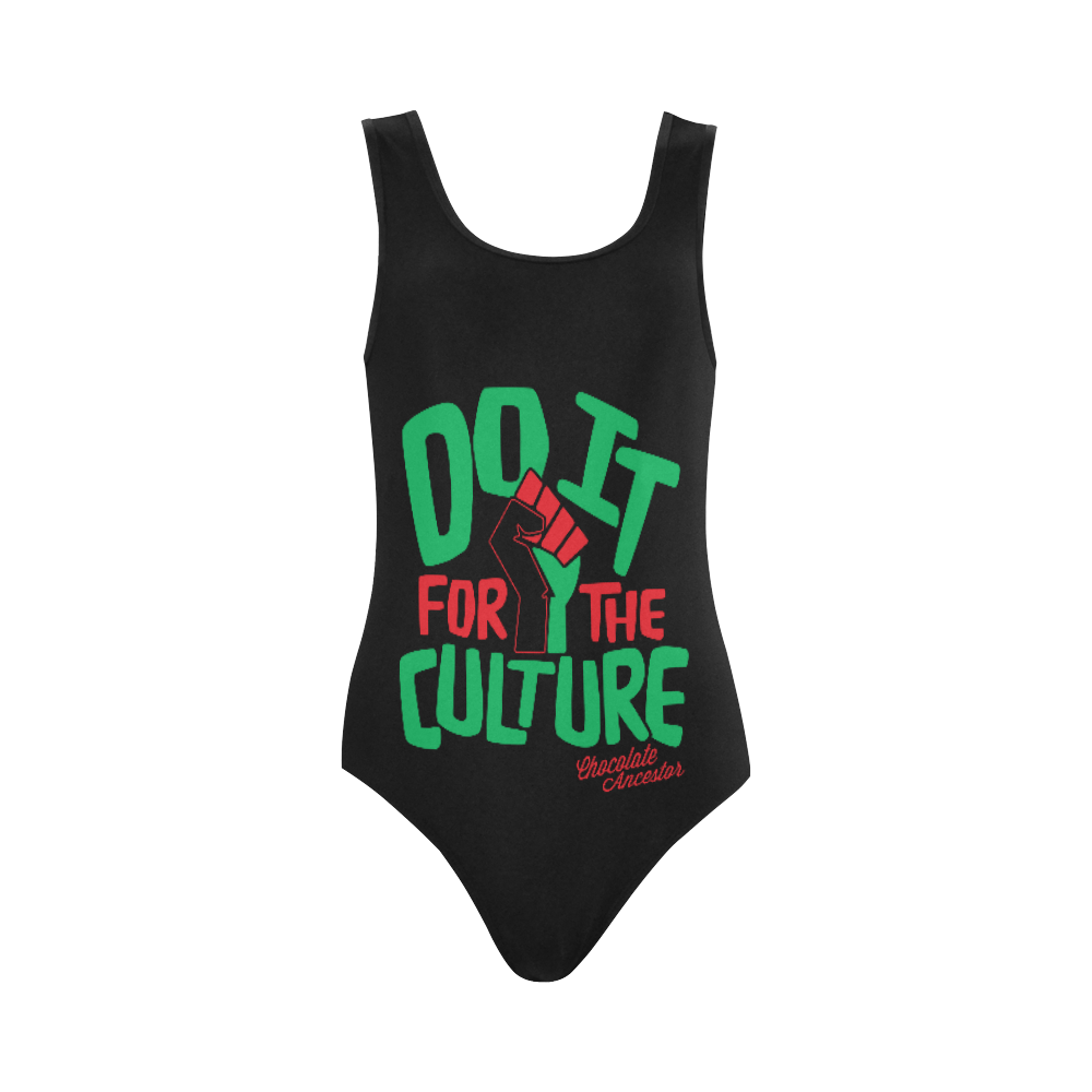 Do it for the Culture One Piece Swimsuit - Chocolate Ancestor