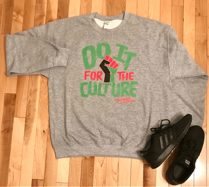 Do it for the Culture Unisex Crewneck Sweatshirt - Chocolate Ancestor