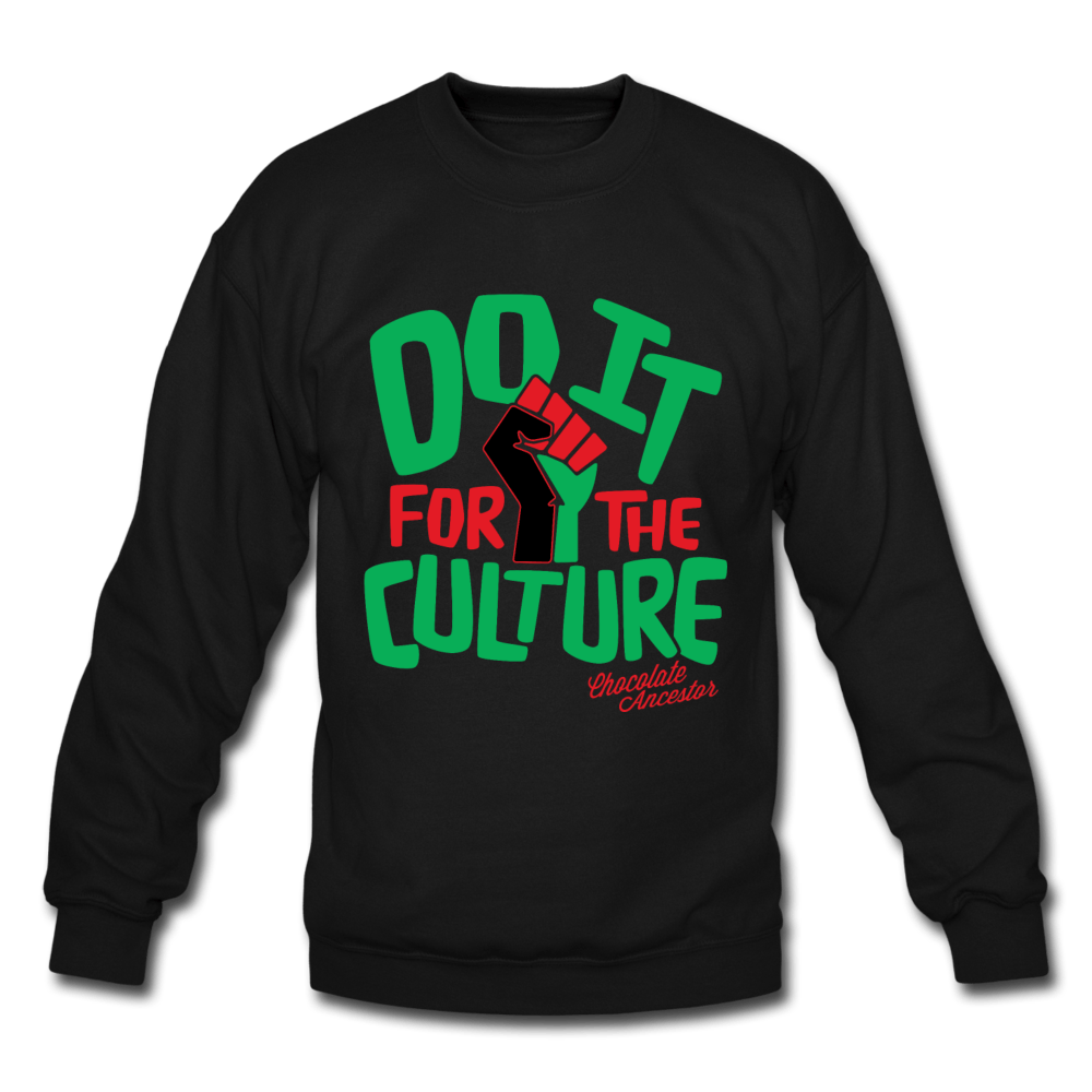 Do It For The Culture Unisex Crewneck Sweatshirt (Style 2) - Chocolate Ancestor
