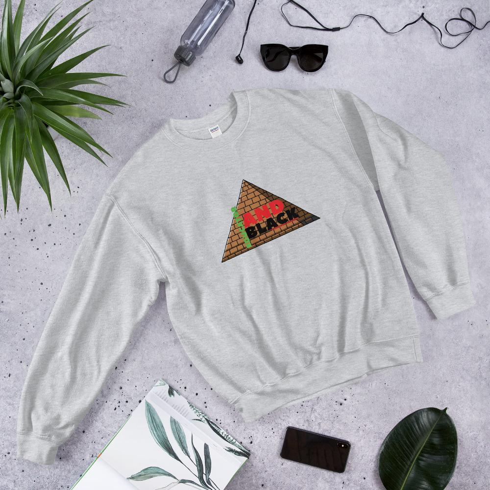 Educator and Black Pyramid Unisex Sweatshirt - Chocolate Ancestor