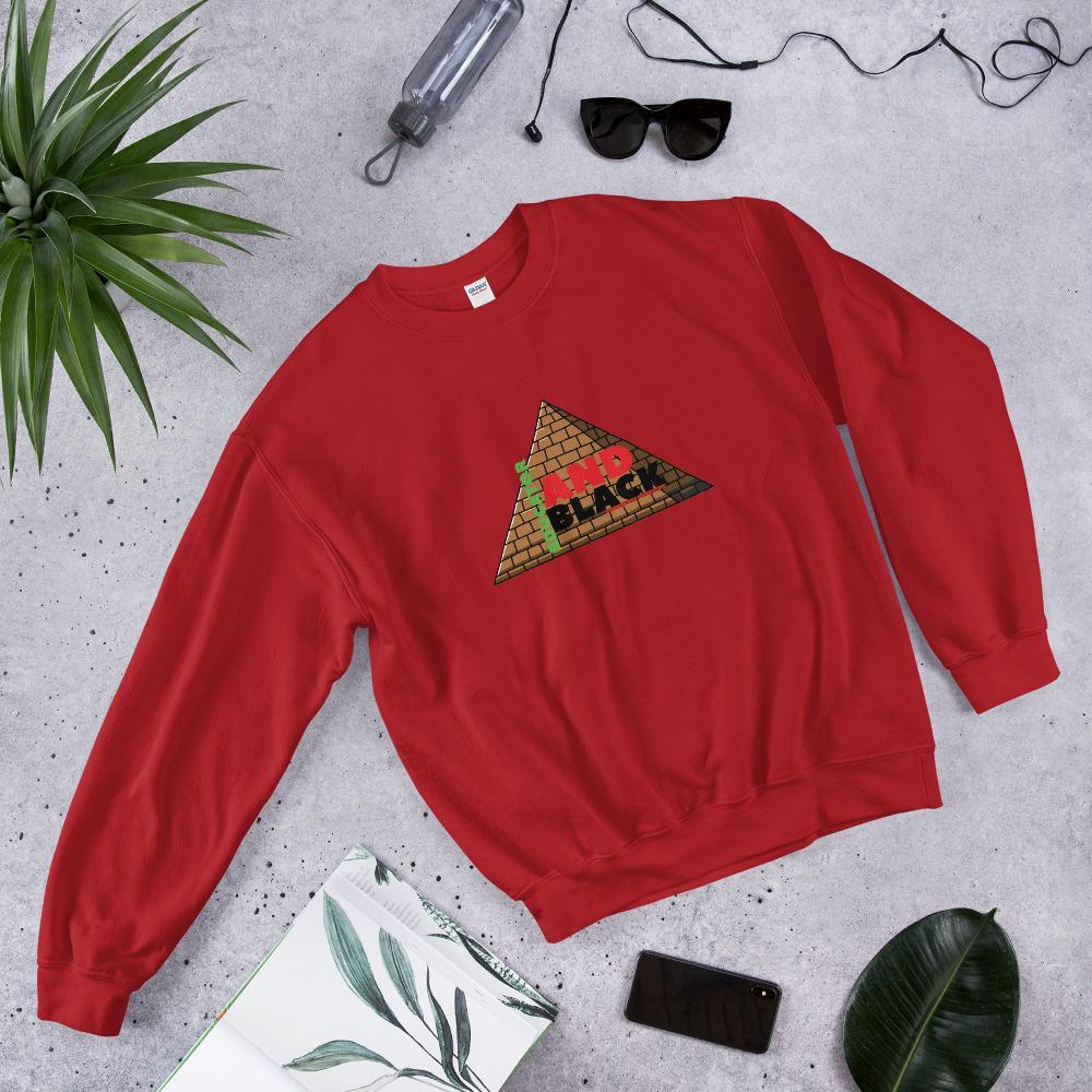 Educator and Black Pyramid Unisex Sweatshirt - Chocolate Ancestor