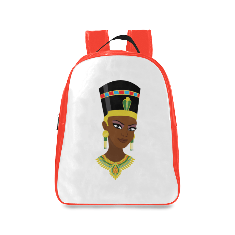 Egyptian Queen Leather Bookbag - Chocolate Ancestor
