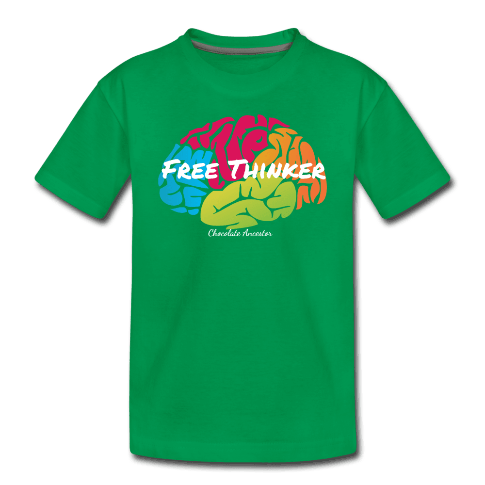 Free Thinker Toddler Premium T-Shirt - Chocolate Ancestor