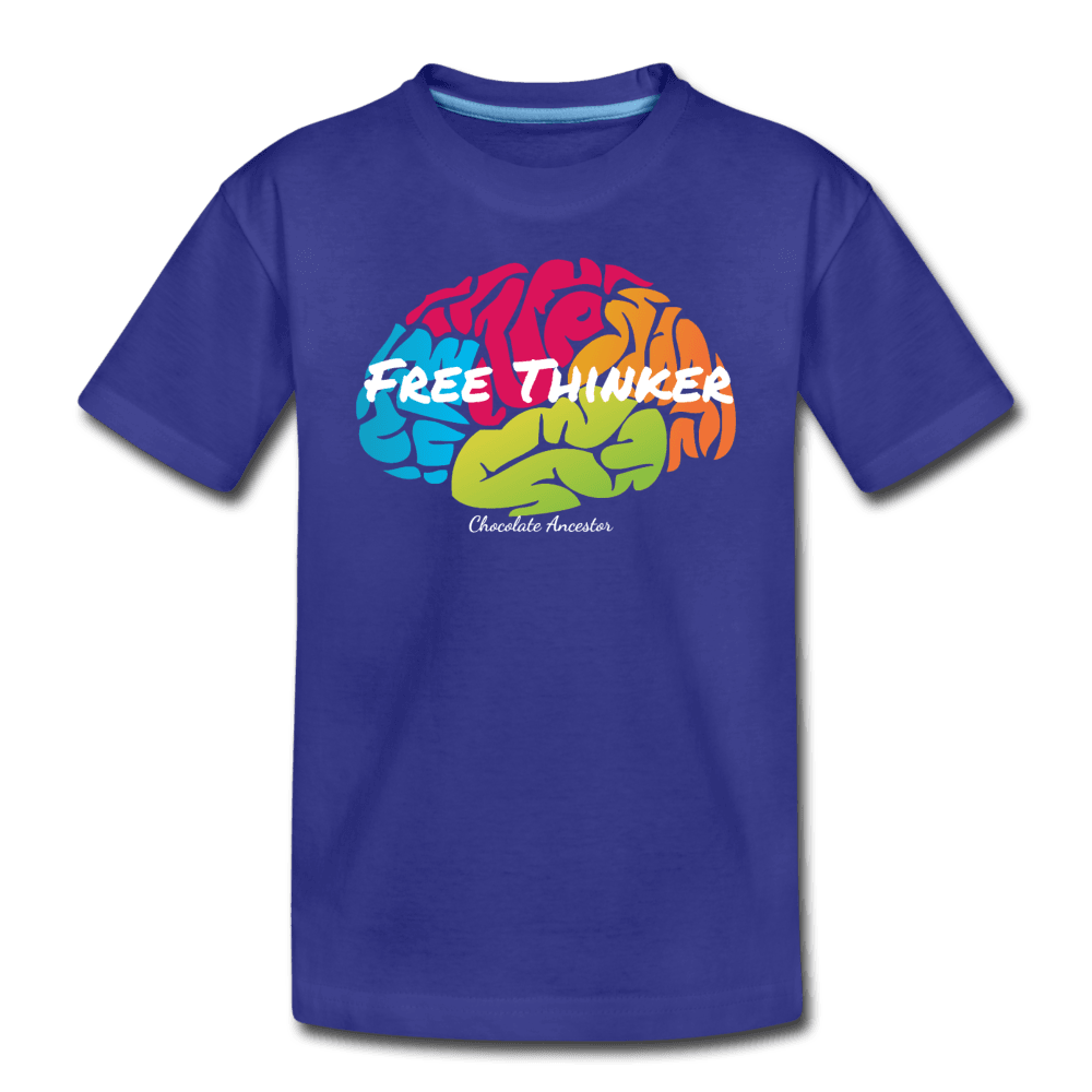 Free Thinker Toddler Premium T-Shirt - Chocolate Ancestor