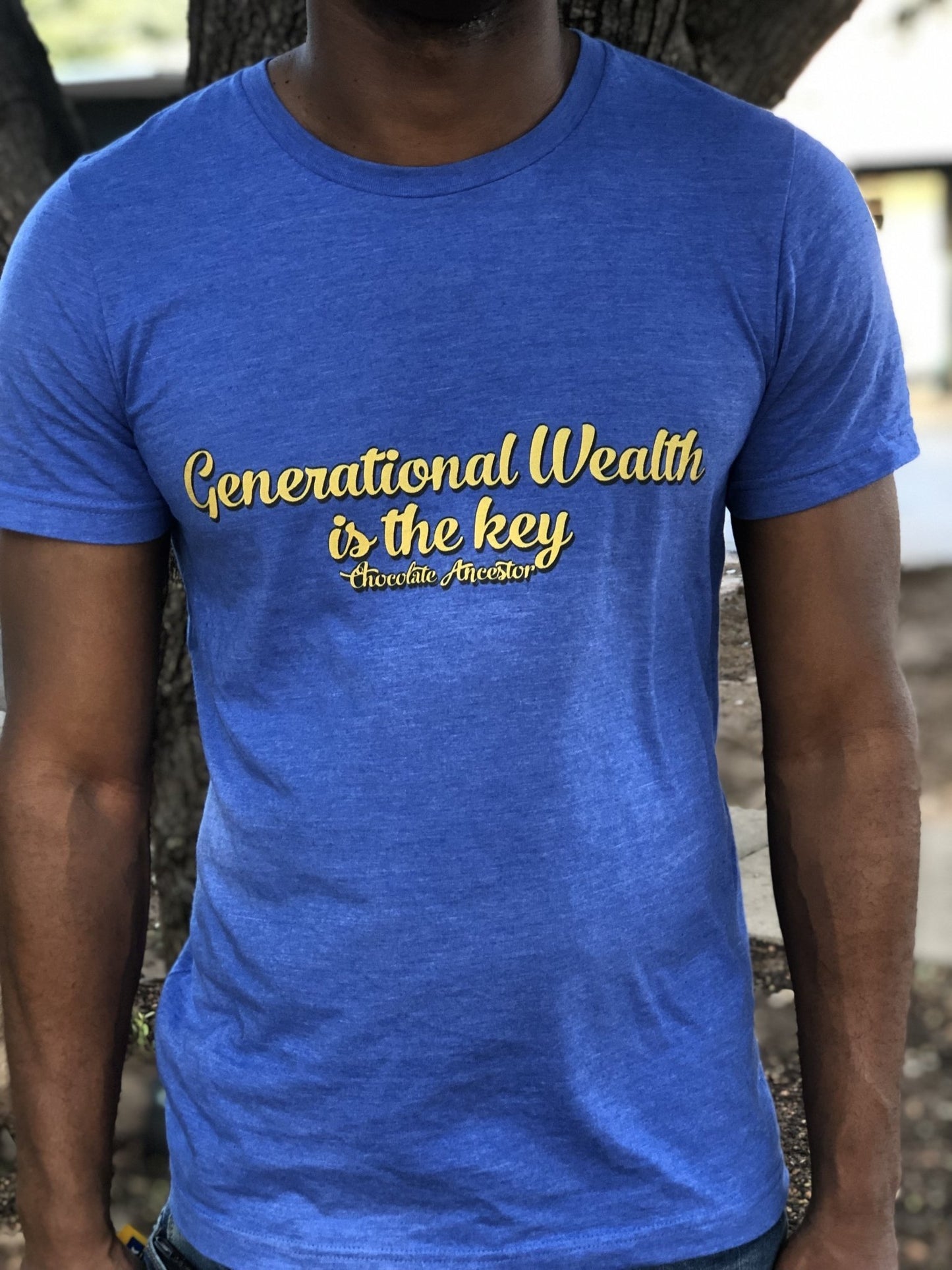 Generational Wealth is the Key Short-Sleeve Unisex T-Shirt - Chocolate Ancestor
