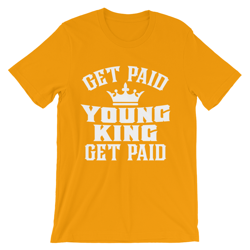 Get Paid Young King Get Paid Men's short sleeve t-shirt - Chocolate Ancestor