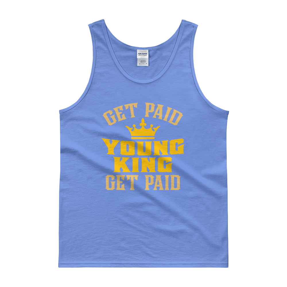 Get Paid Young King Get Paid Men's Tank top - Chocolate Ancestor